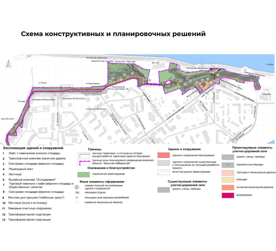 О проекте планировки и межевания территории Верхней набережной »  